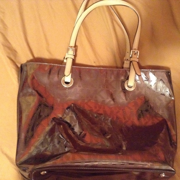 Michael Kors Bags Mk Metallic Silver Bag Poshmark